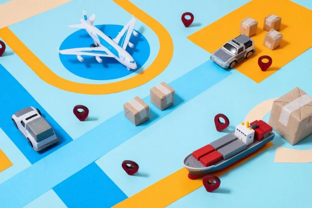 representing freight forwarding services of aeromarine logistics the best logistics company in uae